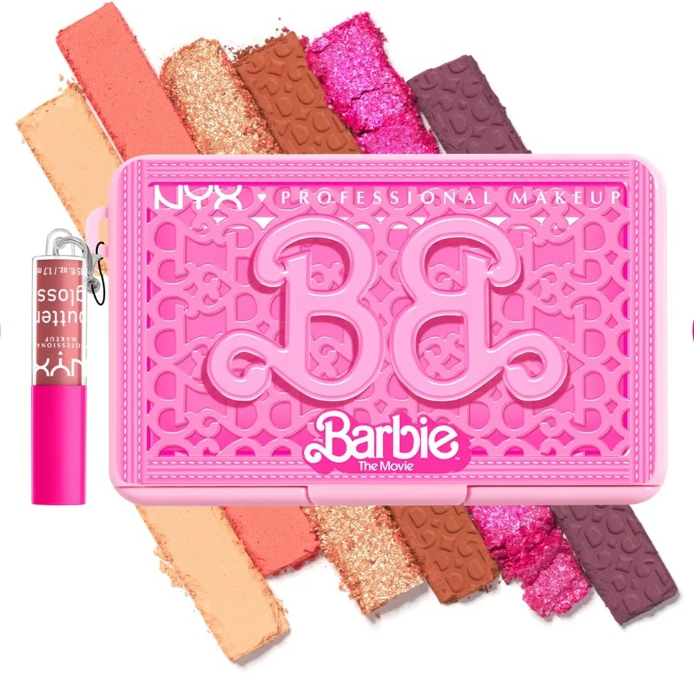 NYX Barbie Movie Mini Eyeshadow Palette It’s A Barbie Party! On The Go